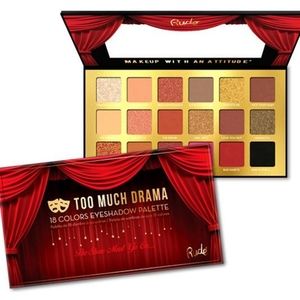 Rude cosmetics too much drama eyeshadow palette